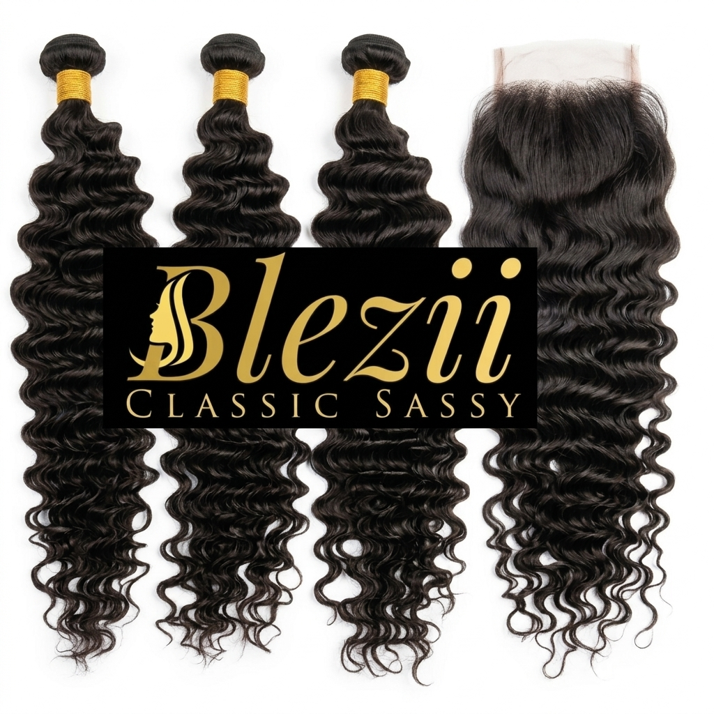 Virgin  Hair 3 Bundle and  5X5 HD Closure
