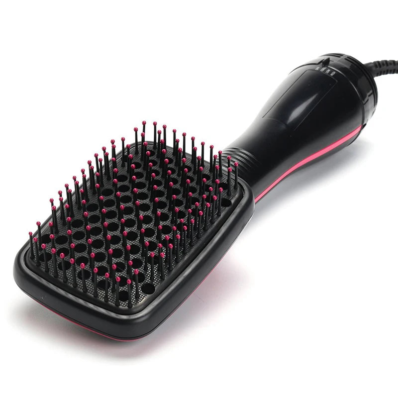 2 in 1 Multifunctional Hot Air Brush Comb Straightener
