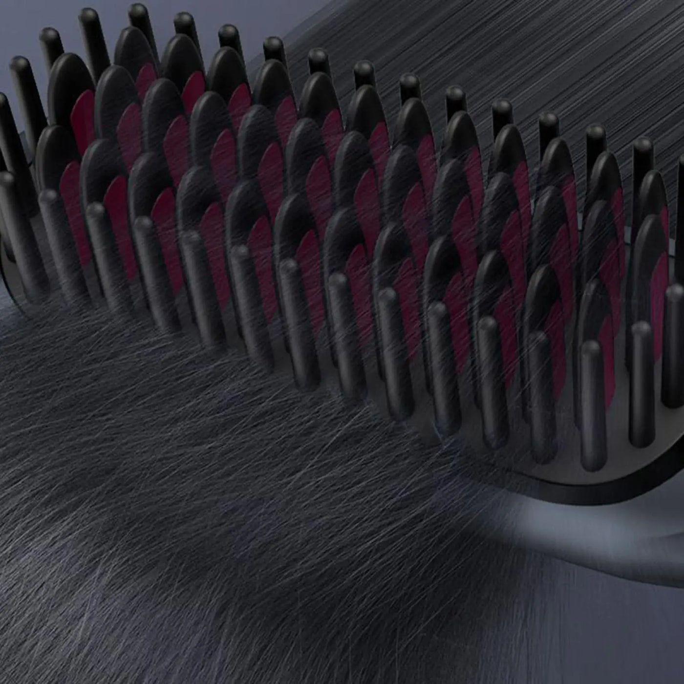 3 Temps Negative Ion Hot Brush Hair Straightener