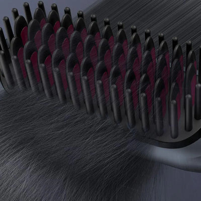 3 Temps Negative Ion Hot Brush Hair Straightener