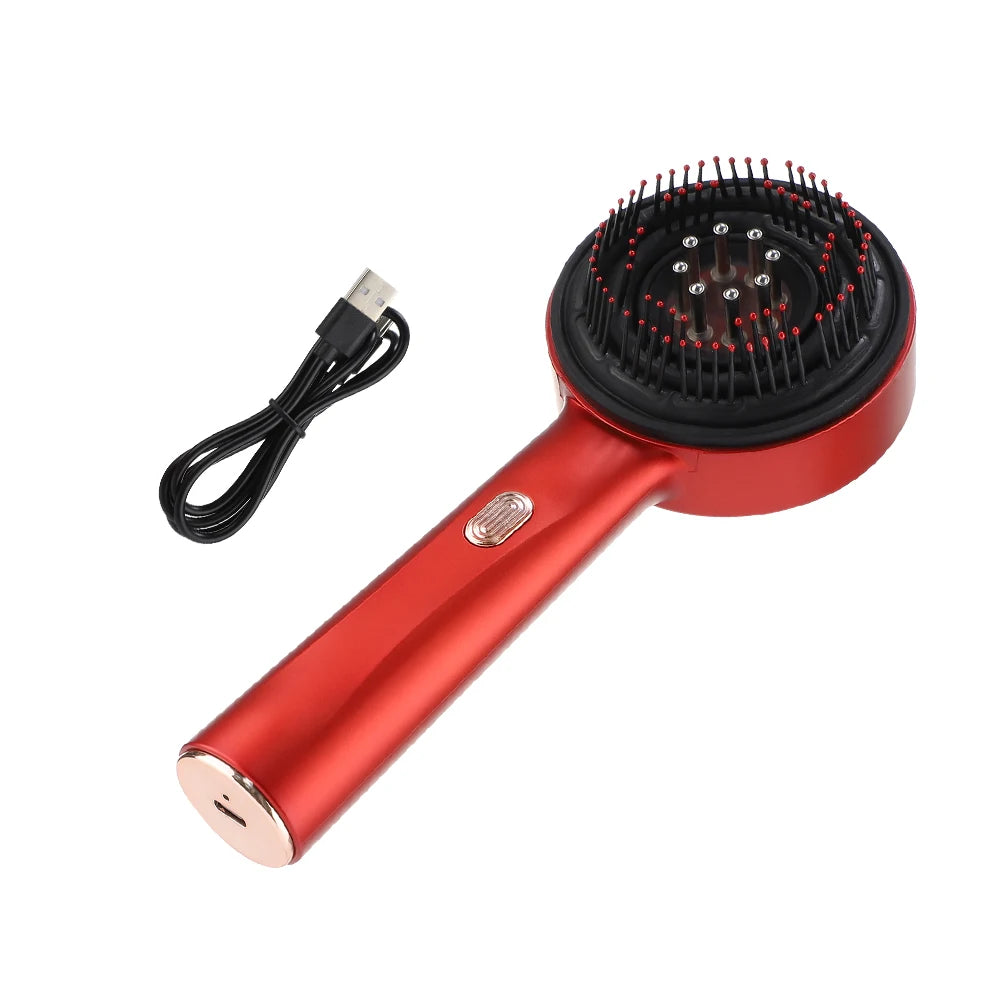 Electric Hair Regrowth Brush with Infrared Light Machine Acupoint Scalp Massage