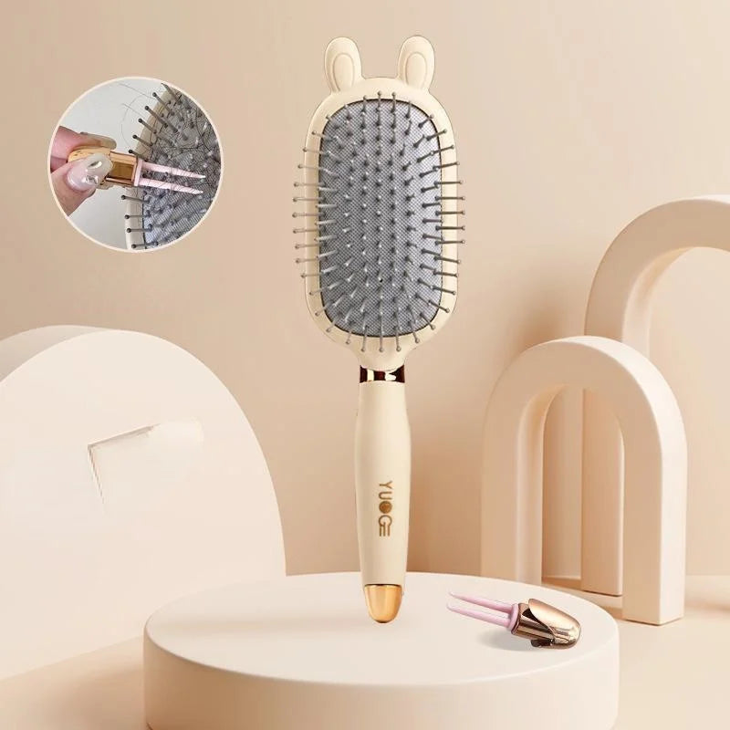 Hair Curly Hair Brush with Cleaning Tools