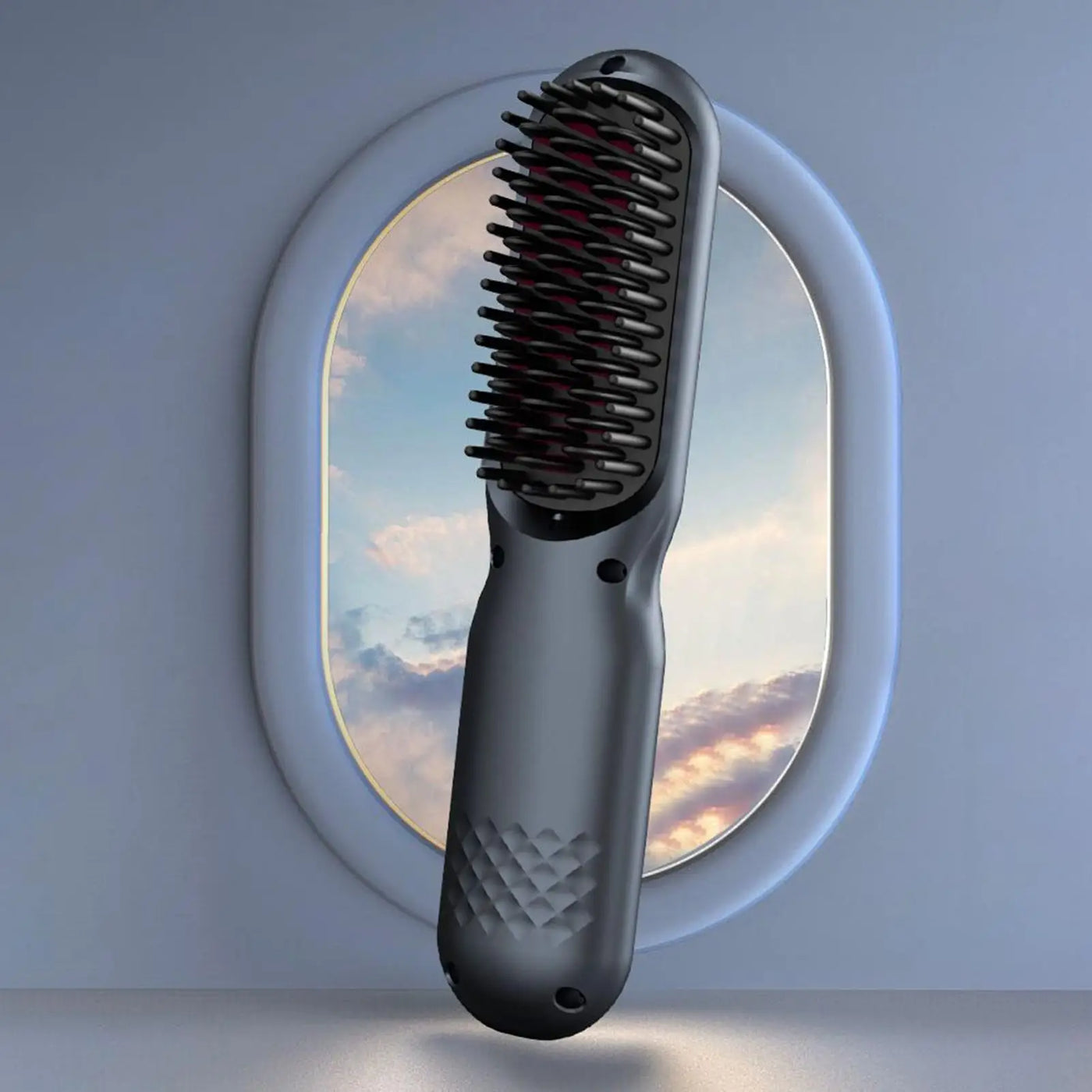 3 Temps Negative Ion Hot Brush Hair Straightener