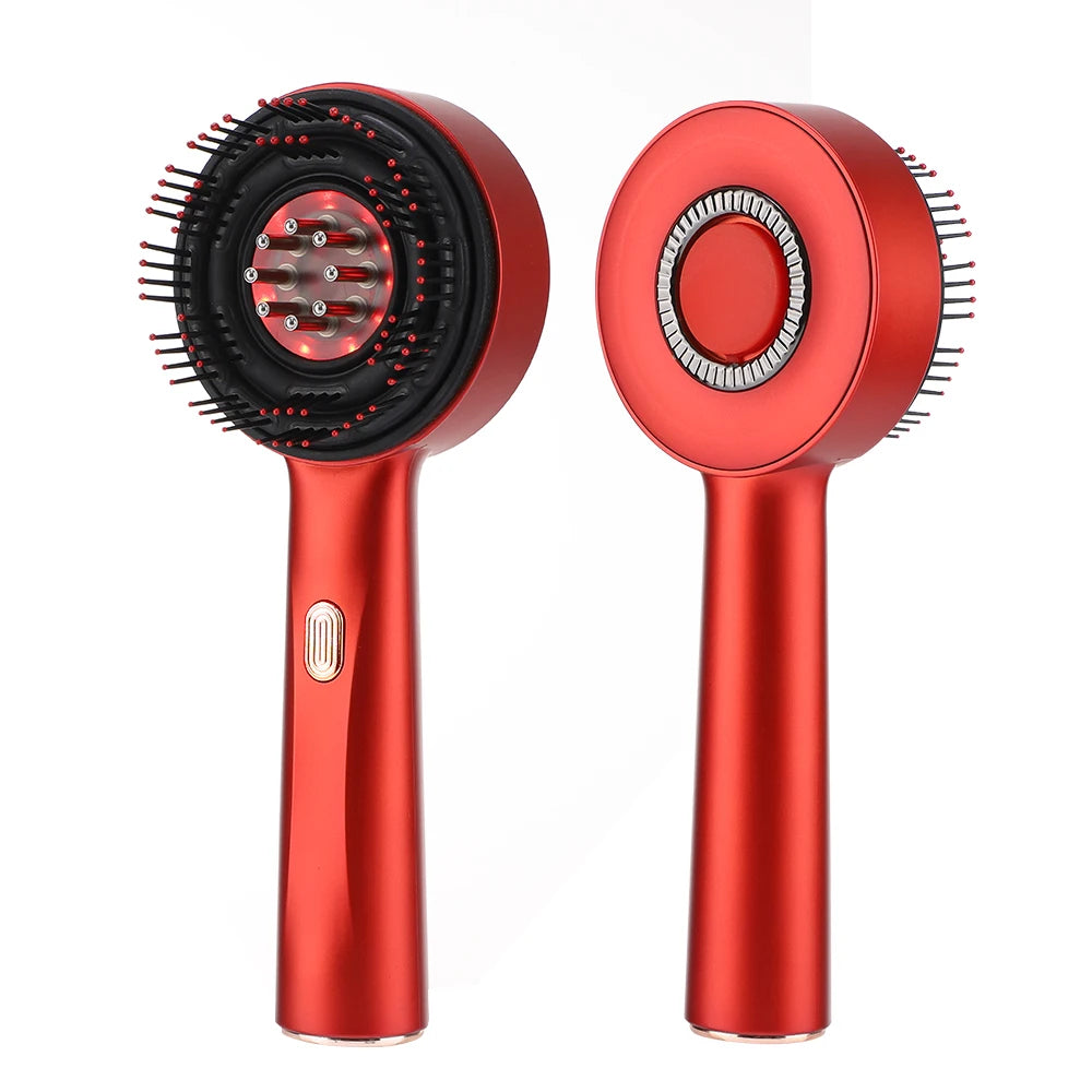 Electric Hair Regrowth Brush with Infrared Light Machine Acupoint Scalp Massage