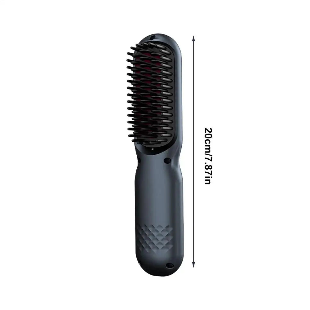 3 Temps Negative Ion Hot Brush Hair Straightener
