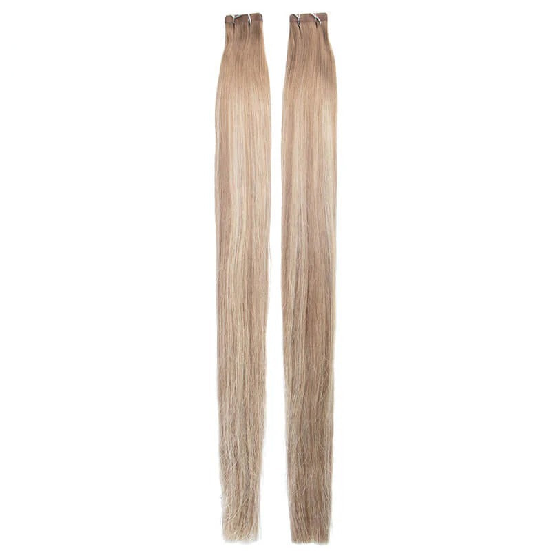 tape ins with hair on top