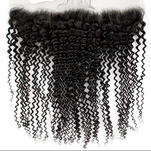 Cheap Real Jerry Curly Hair Bundles With Frontal Human Hair