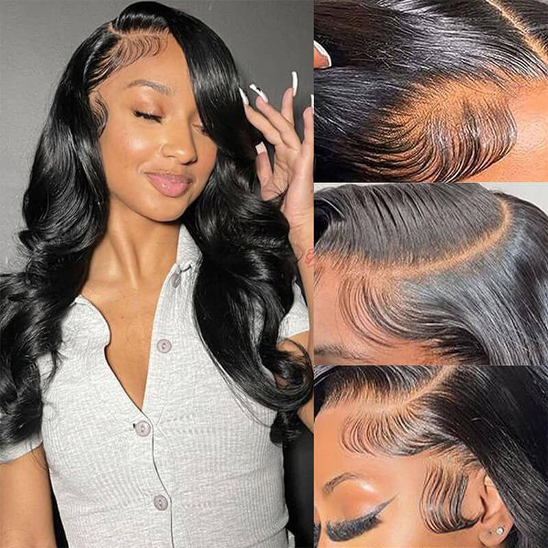 M-Cap Wear Go Body Wave 9x6 HD Lace Glueless Wig Pre Bleached Tiny Knots Wig