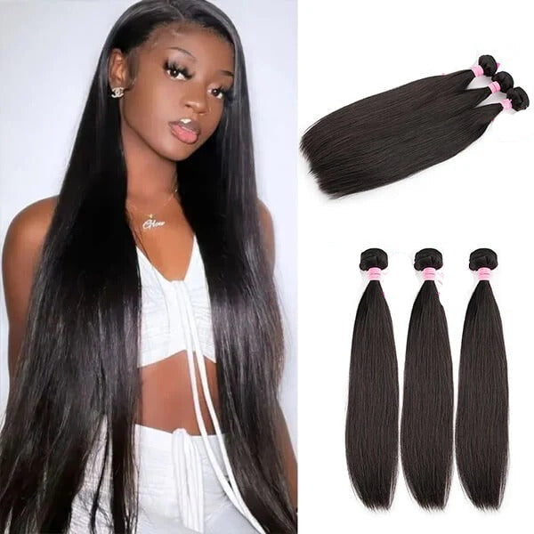 Best Straight Brazilian Hair 3 Bundles For Black Women