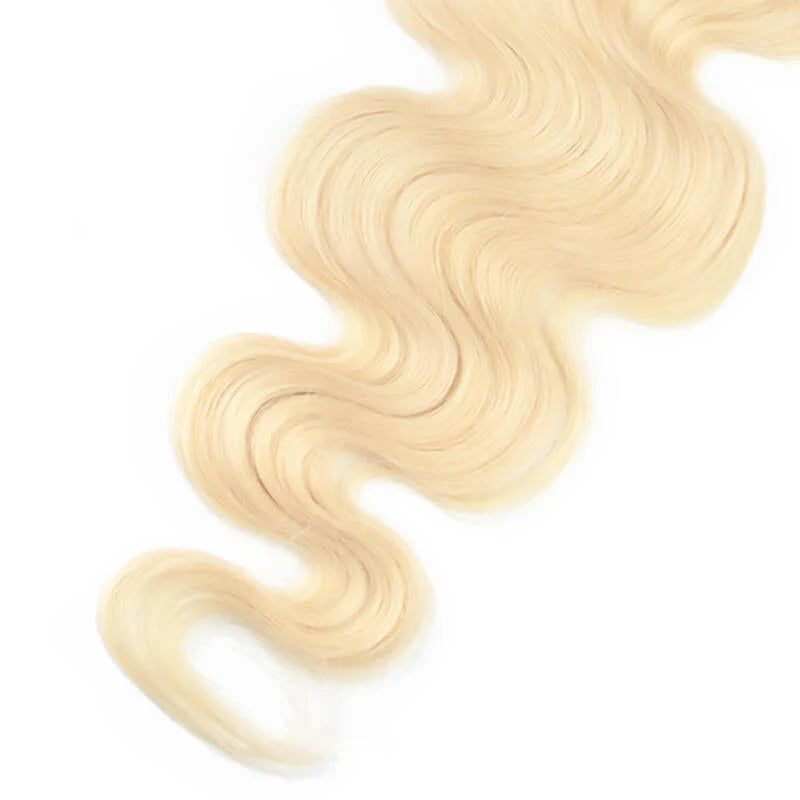 Human Hair Body Wave 5X5 Lace Closure Blonde
