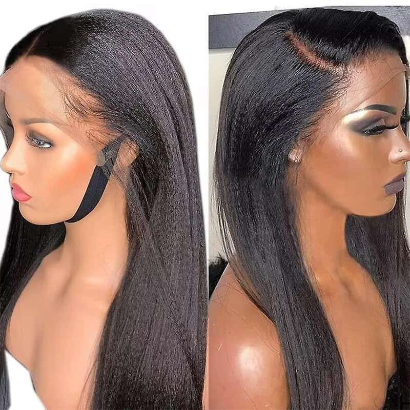 Bye Bye Knots Wig 13x4 Pre-Everything Glueless Lace Black Kinky Straight Wig