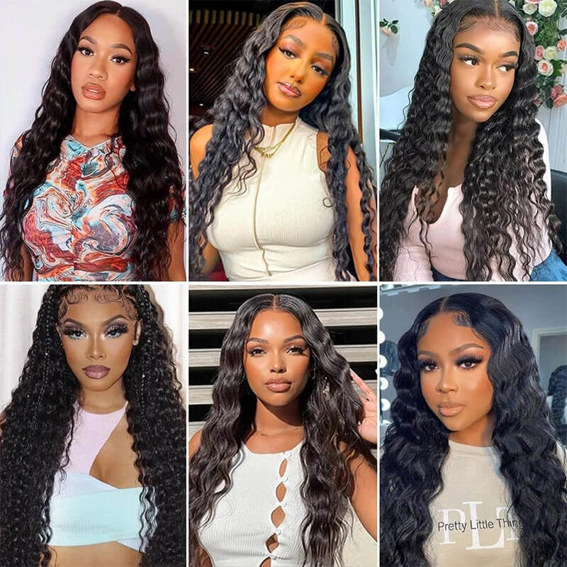 4X4 Hd Lace Deep Wave Pre Plucked Closure Free Part For Women