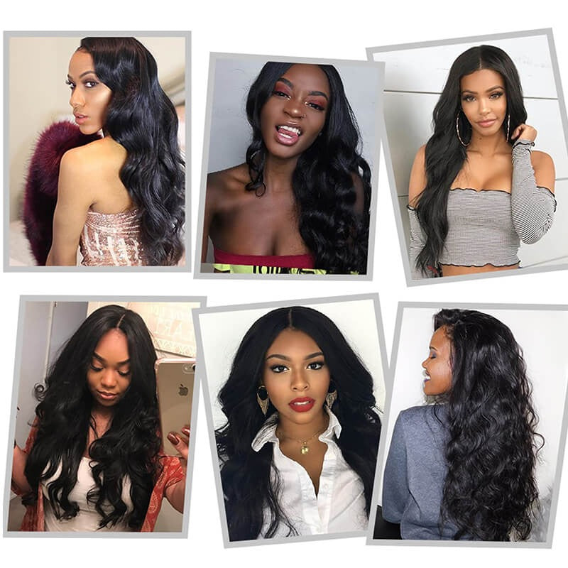 Beauty Supply Peruvian Body Wave Lace Closure 5X5 Human Hair