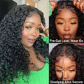 Curly Glueless 4X4 Hd Lace Closure Wig Styles For Women