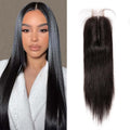 2x6 Straight Kim K Lace Closure Virgin Human Hair Middle Part