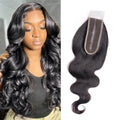 Body Wave Hair 2x6 Lace Closure Middle Part Human Hair