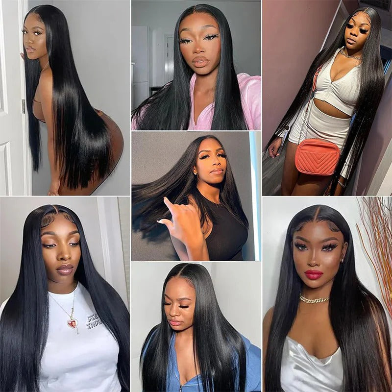 【Middle Part】2x6 Lace Closure Straight Wig Affordable Price