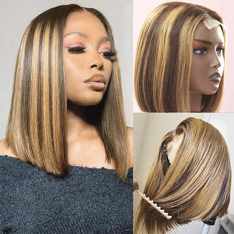 【Super Double Drawn】2x6 Wear Go Glueless Full-Max Lace Closure Bob Wig