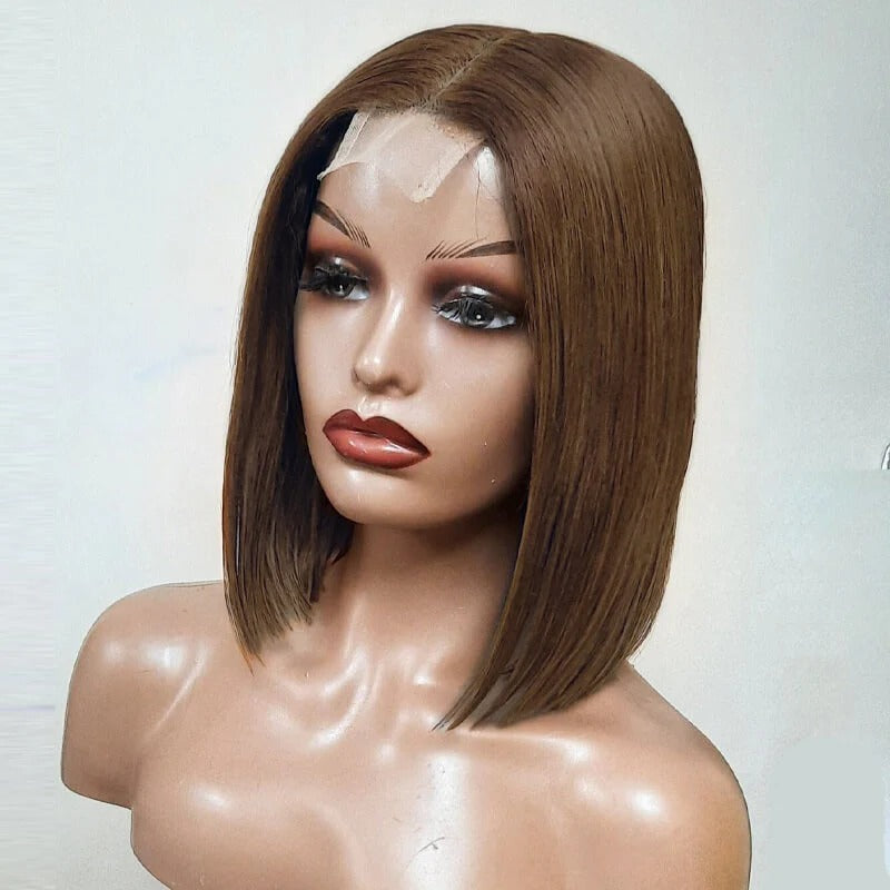 Best Quality 2x6 Transparent Closure Lace Bob Straight Color Wigs