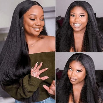 Luxury Kinky Straight 3 Hair Bundles Deals