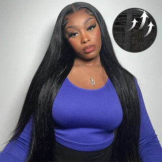 Breathable Cap Straight 5X5 Hd Lace Wigs Styles