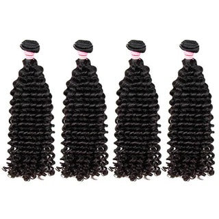 13x4 Lace Frontal Deep Wave With Best 4 Pcs Hair Weave To Buy