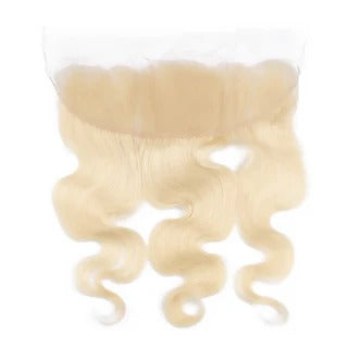 Color 613 Body Wave 3 Bundles With 13*4 Lace Frontal Blonde Hair