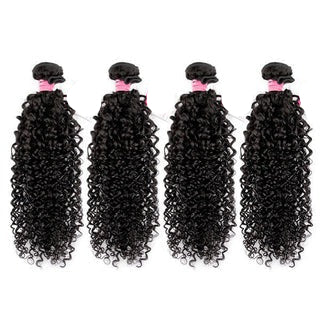 Virgin Brazilian Curly Hair 4 Bundles Deals For Black Women