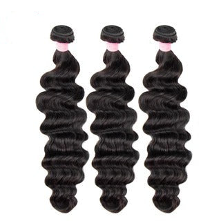 Virgin Loose Deep Brazilian Hair For Sale 3 Bundles Near Me