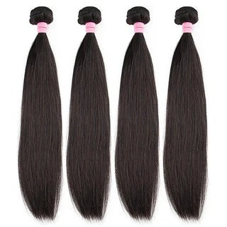 4 Piece Straight Hair Weave Bundles Virgin Hair