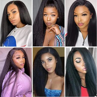 All Kinky Straight Virgin Hair 4 Bundle Deals