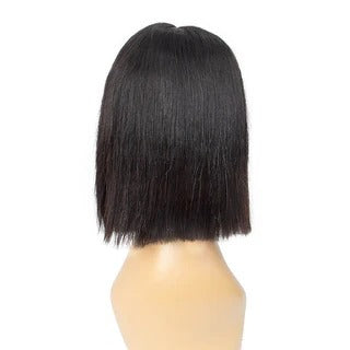 SDD Blunt Cut 2x6 Transparetns Lace Bob Wig #1B 200%