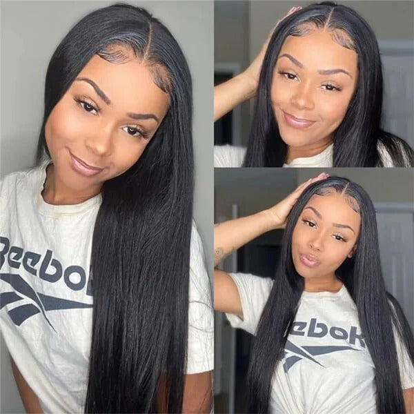 Straight 4 Bundle Deals With 5x5 Closure Virgin Human Hair