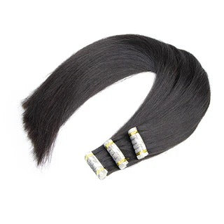 Best Tape In Hair Extensions 100G #1B Natural Straight