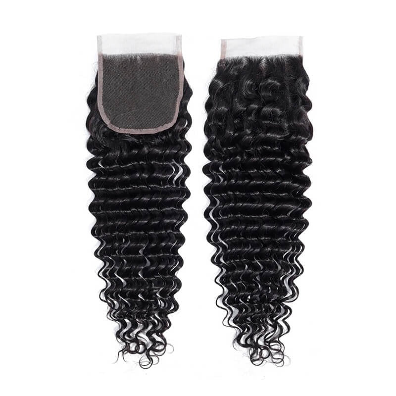 Virgin Indian 5X5 Hd Lace Closure Deep Wave Sew In Near Me