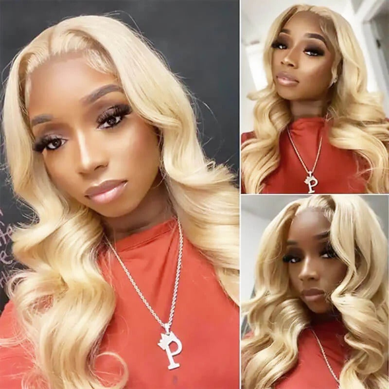Virgin Brazilian 613 Blonde Body Wave 4X4 Lace Closure
