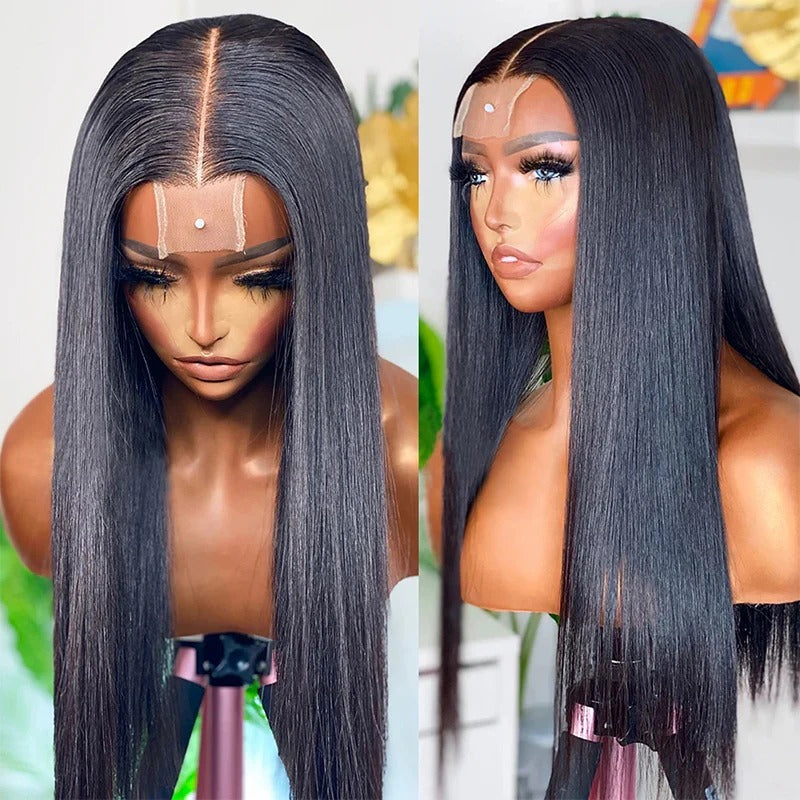 【Middle Part】2x6 Lace Closure Straight Wig Affordable Price