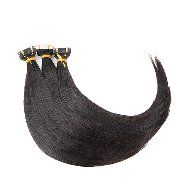 Best Tape In Hair Extensions 100G #1B Natural Straight