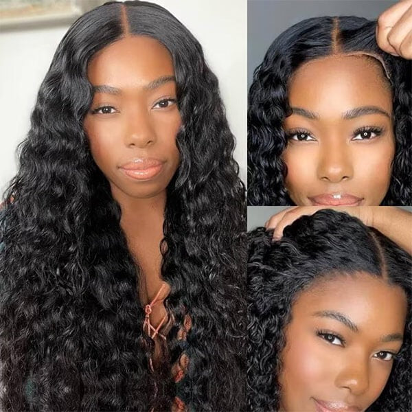 Deep Wave Glueless 5X5 Hd Lace Wig Human Hair For Sale