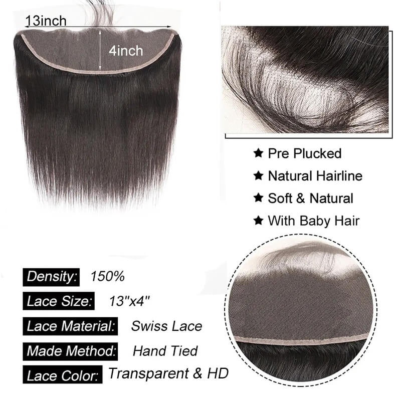 Virgin Peruvian 13x4 Lace Frontal Straight Hair Salon Near Me